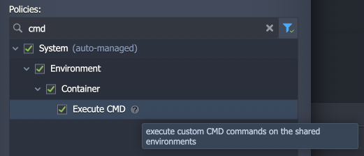 execute CMD collaboration policy