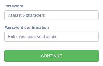 set account password