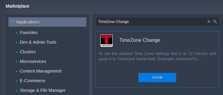 marketplace timezone add-on