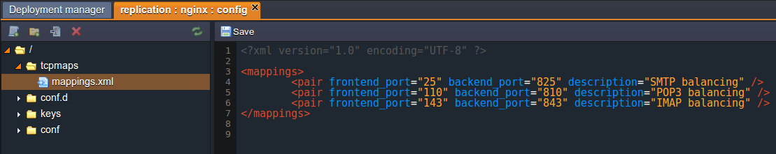 NGINX TCP mapping