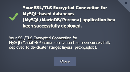 SSL add-on installed