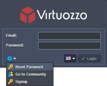 account password reset