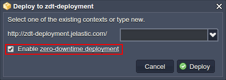 zero downtime archive deploy