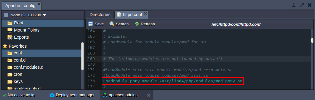 httpd load module