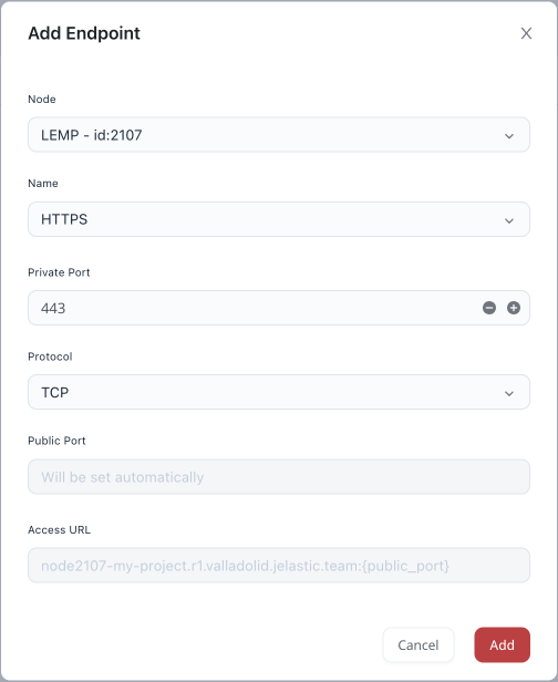 settings endpoints