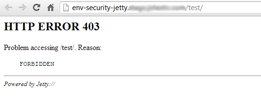 Jetty forbidden access