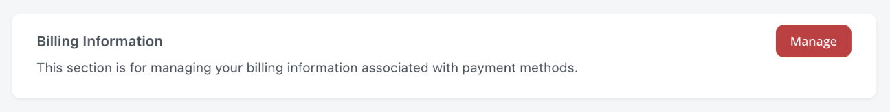 payment settings