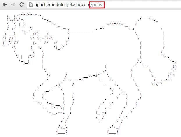 apache pony module