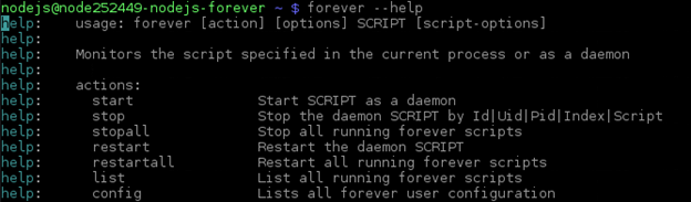 forever process manager help