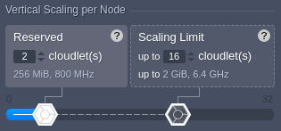 layer vertical scaling configuration