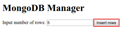 mongo manager application