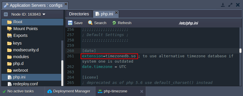 PHP update timezone rules