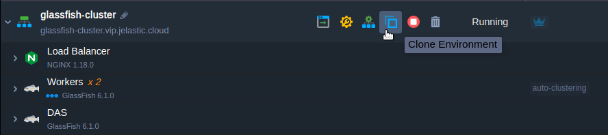 glassfish cluster cloning