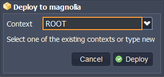 deploy magnolia