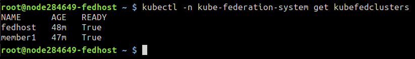 Kubernetes Cluster Federation status