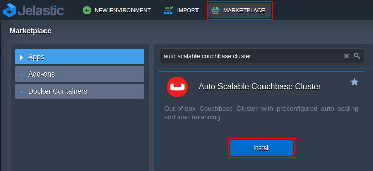 couchbase docker container