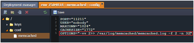 memcached memory allocation memcached config