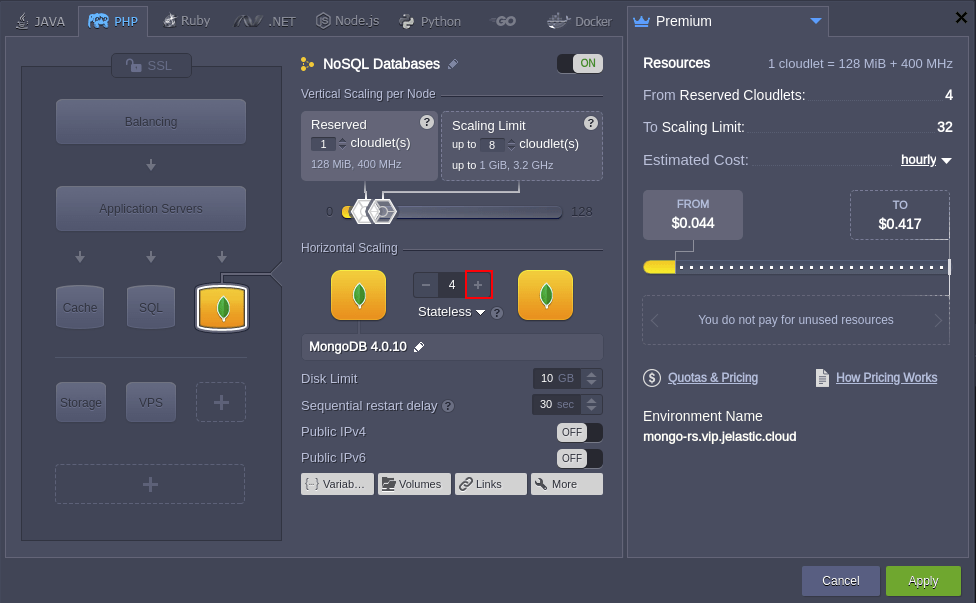 mongodb replica set add arbiter