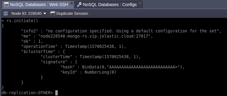 mongodb replica set setup