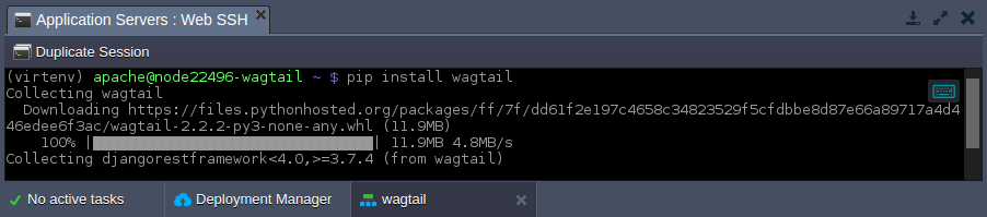 wagtail postgresql