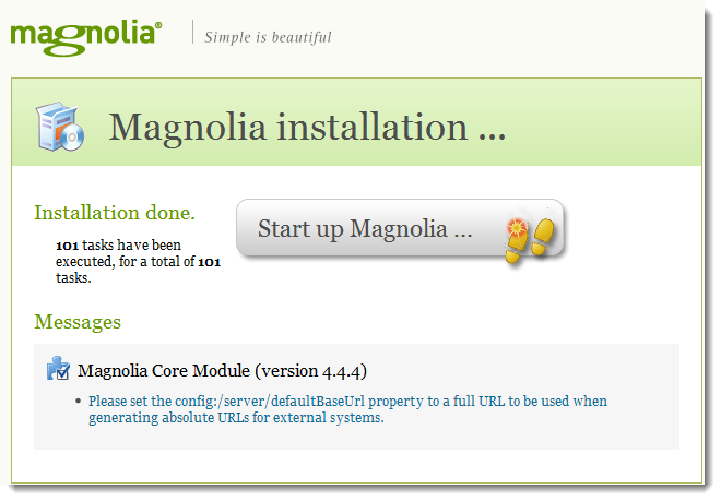 run magnolia cms